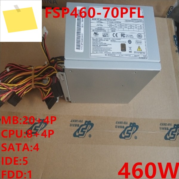 FSP 80 플러스 브론즈용 PSU, 460W 전원 공급 장치 FSP460-70PFL, 새제품 제품 이미지