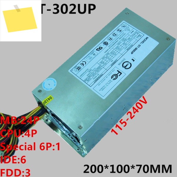 Seventeam -5V 2U 용 PSU, 300W 전원 공급 장치, ST-302UP 새제품 제품 이미지