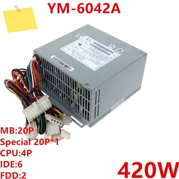 전원 공급 장치 YM-6042A, 3Y -5V, 20 핀, PSU, 새제품 제품 이미지