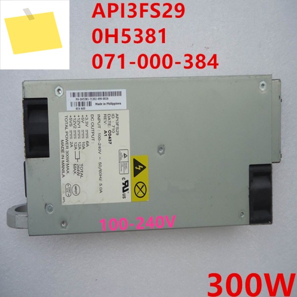 DELLEMC AX100AX150I 용 PSU, 300W 전원 공급 장치, API3FS29 0H5381 071-000-384, 새제품 제품 이미지