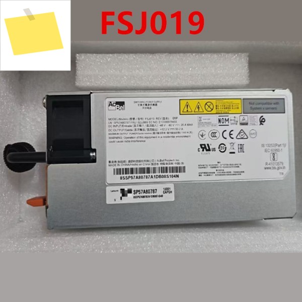 신품 전원 공급 장치 SR650V2 DC 1100W FSJ019 SP57A80787 02JJ989 제품 이미지