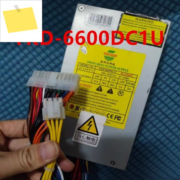 YAKEDA 1U 24V 600W 전원 공급 장치 YKD-6600DC1U용 기존 분해 PSU 새 제품처럼 작동 제품 이미지