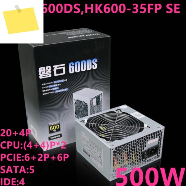 산업 제어 서버 워크스테이션의 Huntkey 500W 전원 공급 장치용 새 PSU Rock 600DS HK600-35FP SE 제품 이미지