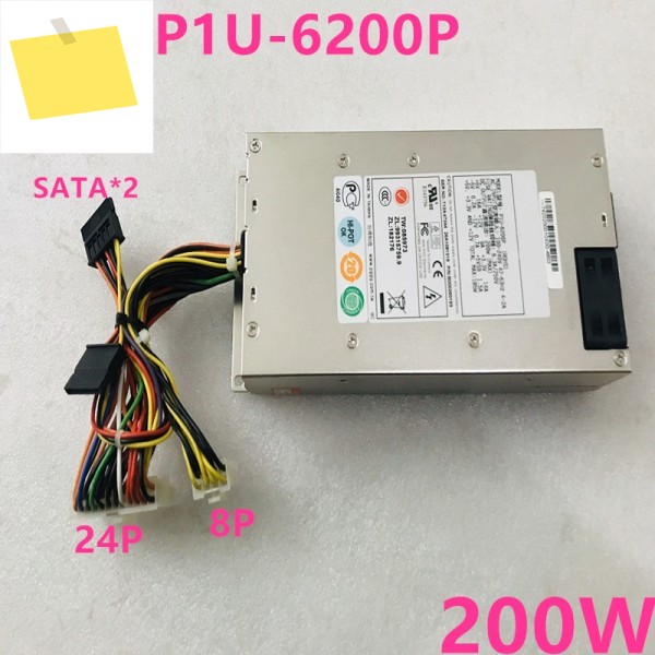 Emacs 200W 전원 공급 장치 P1U-6200P용 새 PSU 제품 이미지