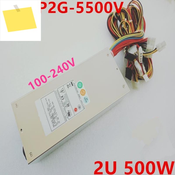 Emacs 2U 용 PSU, 전원 공급 장치 P2G-5500V, 500W, 새제품 제품 이미지