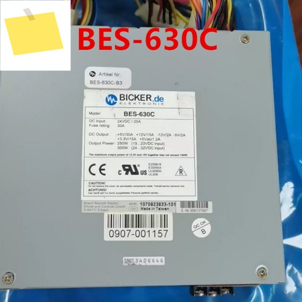 BICKER.DE DC 24V 300W 전원 공급 장치 BES-630C 용 기존 분해 PSU 신품 것처럼 작동 제품 이미지