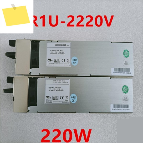 Emacs 220W 전원 공급 장치 R1U-2220V 새 원본 PSU 1개 제품 이미지