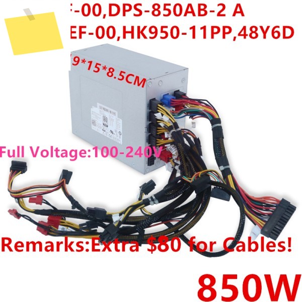 신품 PSU 에일리언웨어 R8R7 850W 전원 공급 장치 D850EF-00 NJVDN HK950-11PP 제품 이미지