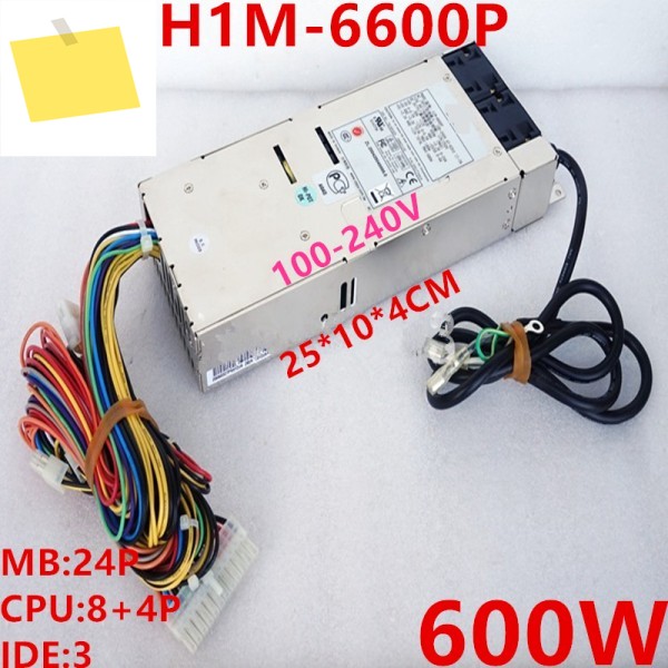 Emacs용 PSU, 전원 공급 장치 H1M-6600P, 5V 600W, 새제품 제품 이미지