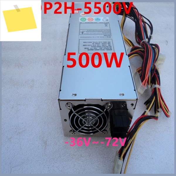 Emacs 2U 용 PSU, DC 48V, 500W 전원 공급 장치 DP2H-5500V, 새제품 제품 이미지