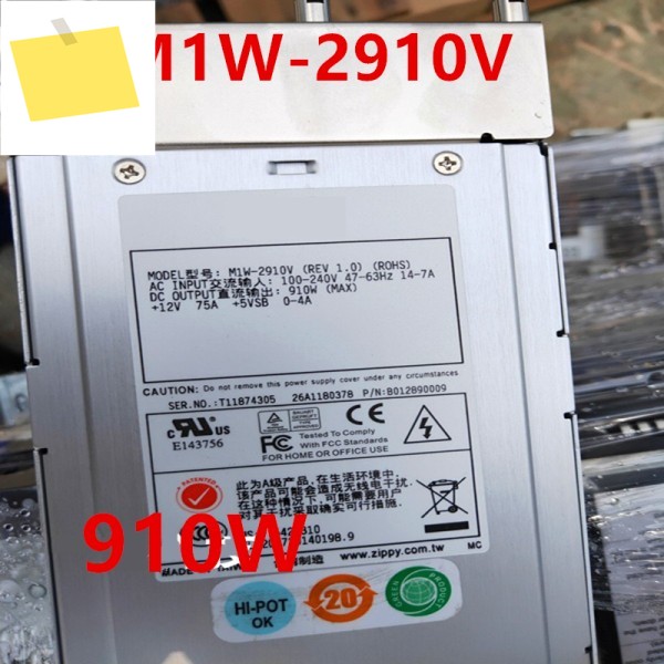 Emacs CRPS 910W 전원 공급 장치 M1W-2910V용 새 원본 제품 이미지