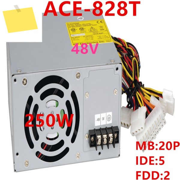 IEI용 분해 PSU, 전원 공급 장치 ACE-828T, DC48V, 250W 제품 이미지