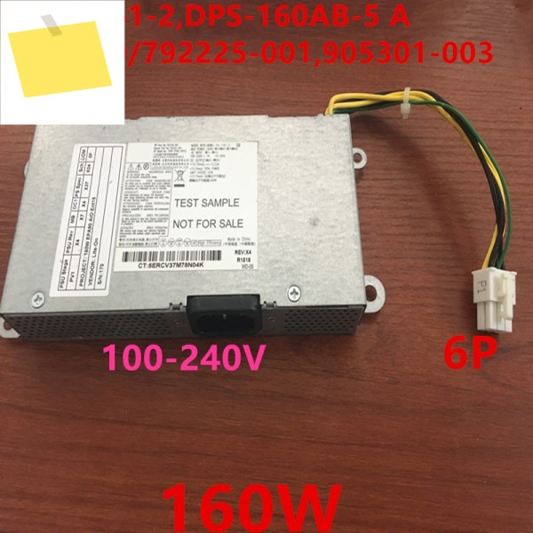 신품 PSU EliteOne 600 G2 6핀 전원 공급 장치 PA-1161-2 DPS-160AB-5 A 792199-001 905301-003 제품 이미지