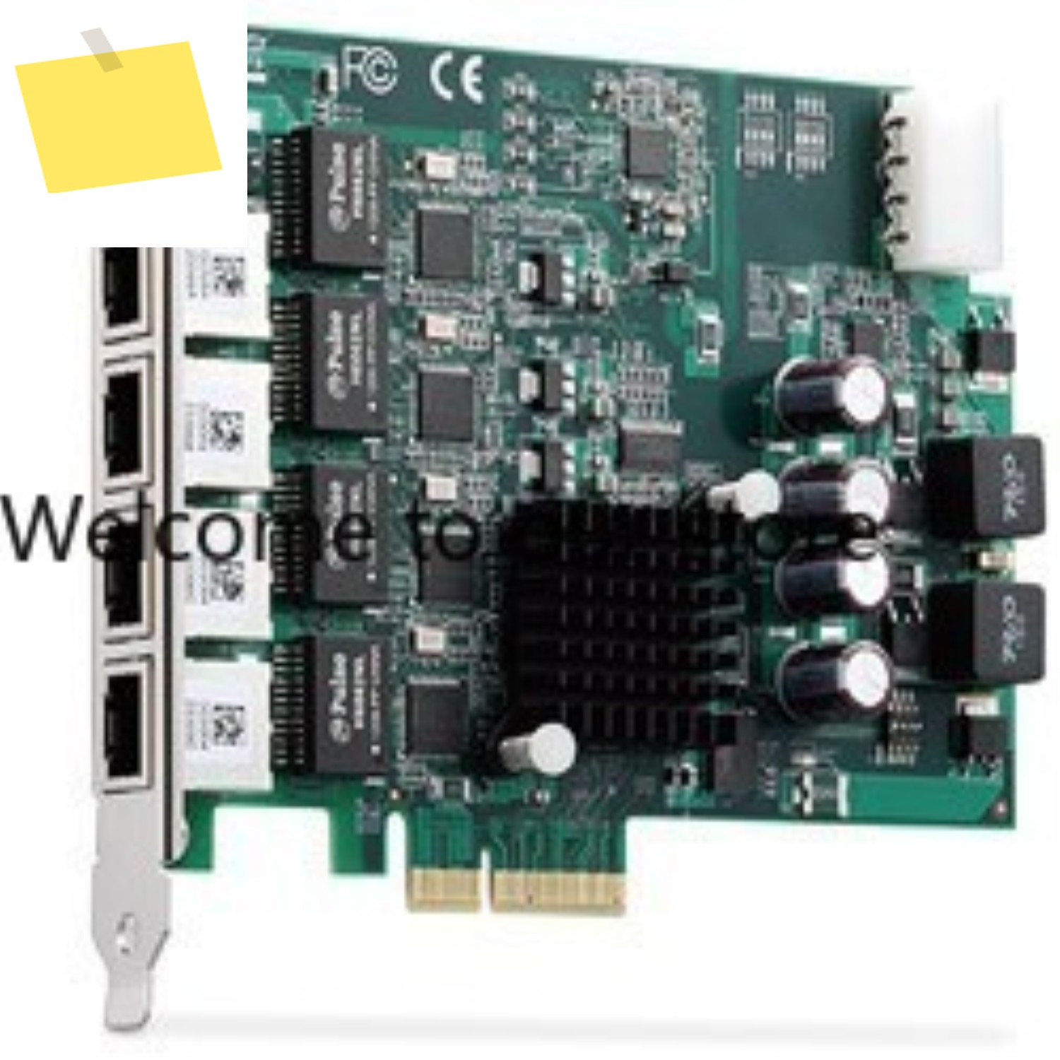 ADLINK PCIe-GIE64 + 산업용 카메라 이미지 캡처 카드 PoE 4포트 네트워크 인터페이스 제품 이미지