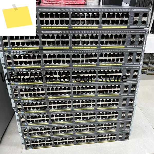 WS-C2960X-48LPS-L 48포트 풀 기가비트 POE 전원 공급 네트워크 관리 스위치 제품 이미지