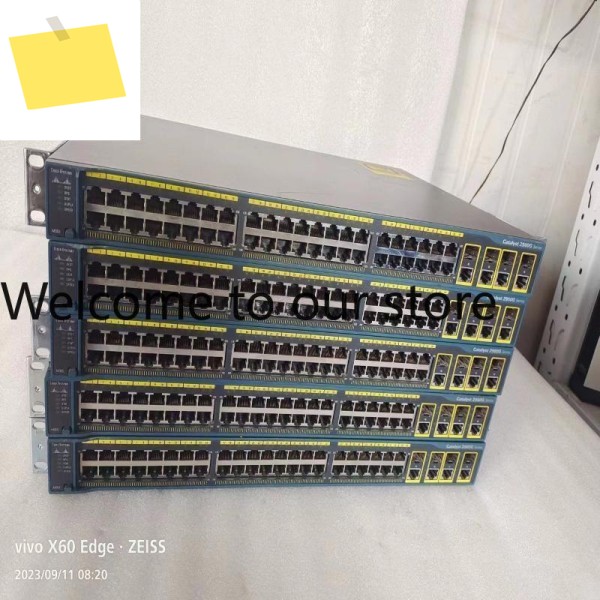 CISCO WS-C2960G-48TC-L 풀 기가비트 튜브 제품 이미지