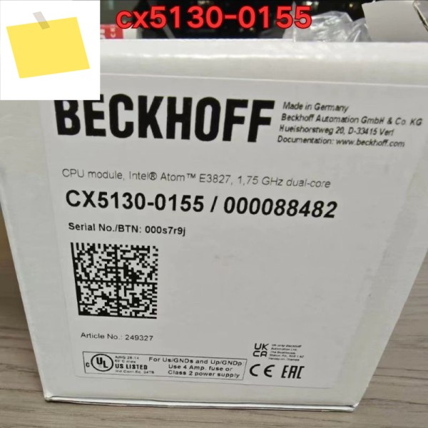 신품 PLC 모듈 CX5130-0155, 재생품이 아니며 품도 아닙니다. 2025년 10월 최신 제품 이미지