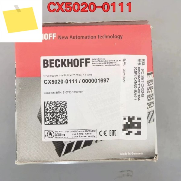 신품 PLC 모듈 CX5020-0111 2025년 8월 제품 이미지