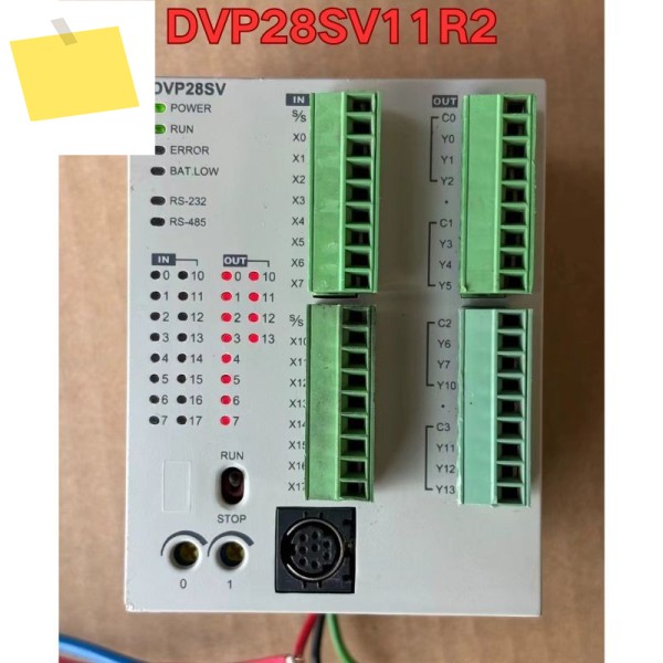 중고 PLC 모듈 DVP28SV11R2 기능 테스트는 정상입니다 제품 이미지