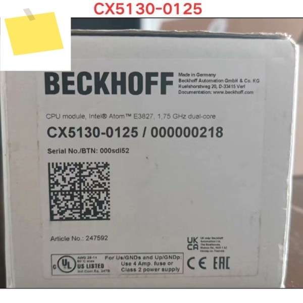 신품 PLC 컨트롤러 CX5130-0125 2025년 8월 제품 이미지