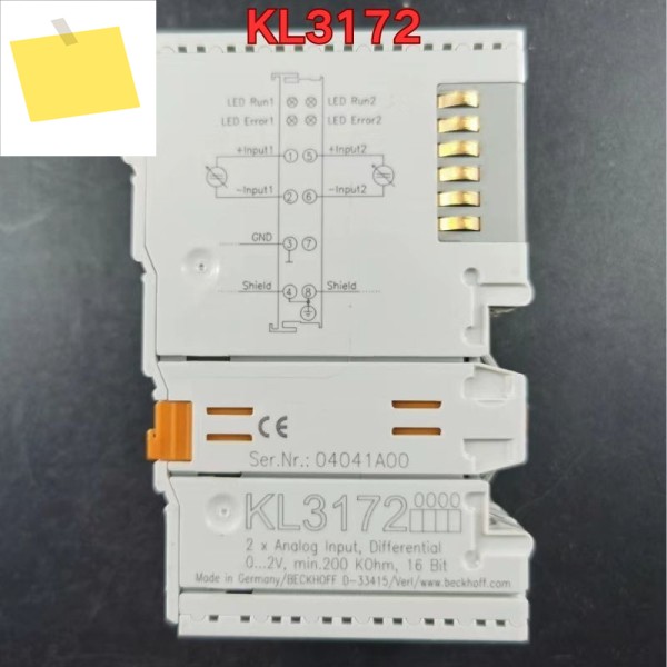중고 PLC 모듈 KL3172 기능 테스트는 정상입니다 제품 이미지