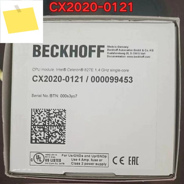신품 PLC 모듈 CX2020-0121 필요 제품 이미지