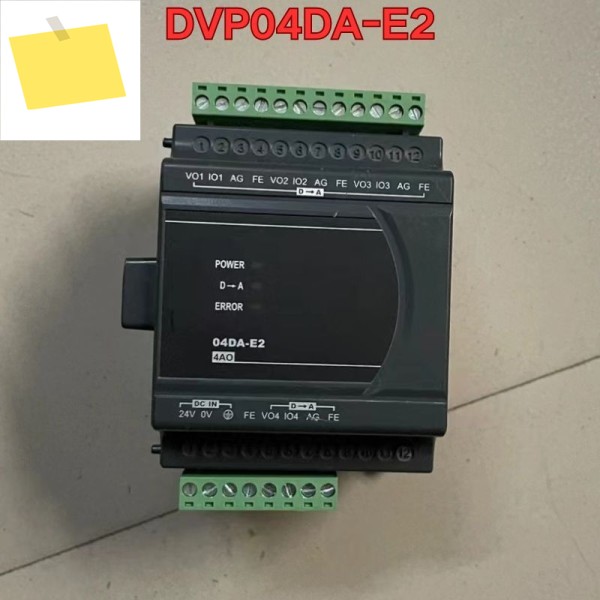 중고 PLC 모듈 DVP04DA-E2 기능 테스트는 정상입니다 제품 이미지