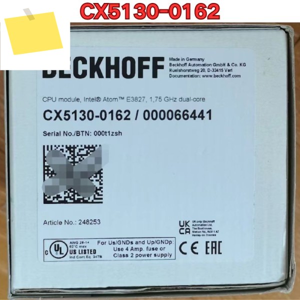 PLC 모듈 CX5130-0162 2025년 11월 제품 이미지