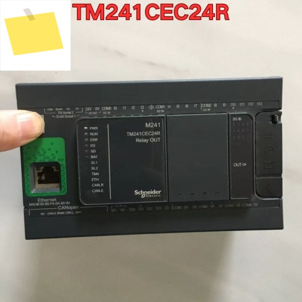 중고 PLC 모듈 TM241CEC24R 기능 테스트는 정상입니다. 최신 제품 이미지