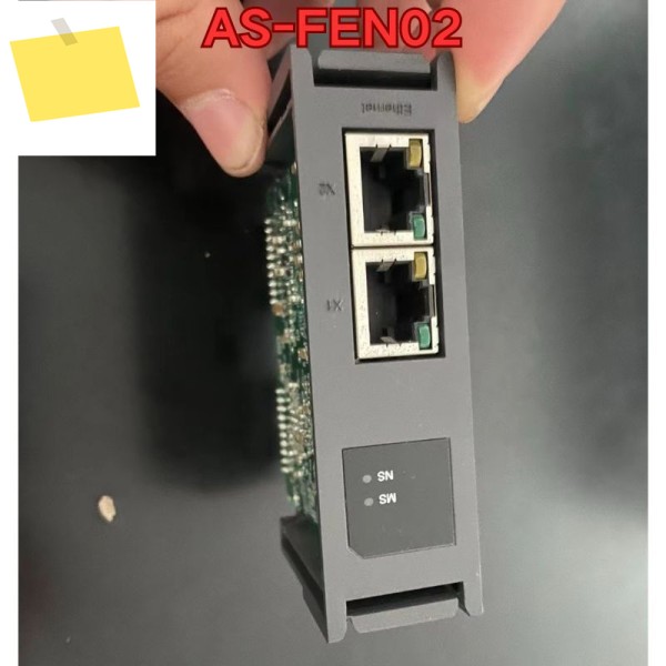 중고 PLC 모듈 AS-FEN02 기능 테스트는 정상입니다. 2025년 11월 최신 제품 이미지