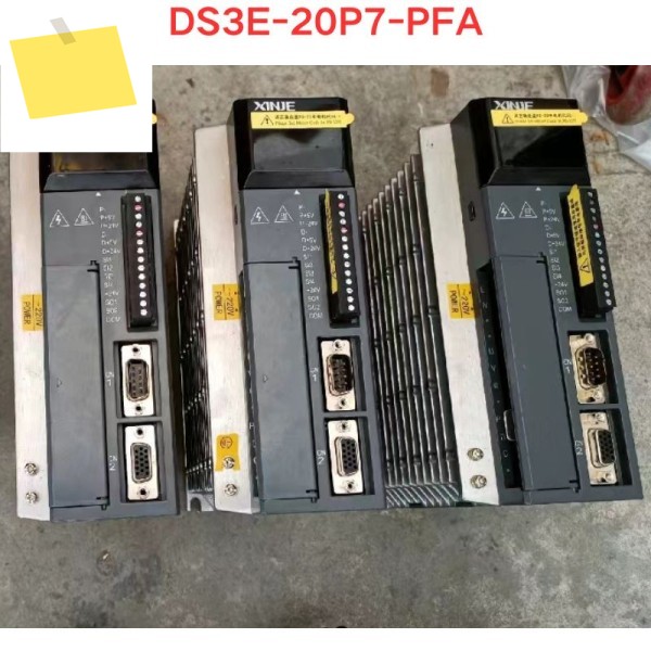 중고 Xinjie 서보 드라이버 DS3E-20P7-PFA 기능 테스트는 정상입니다. 원본 2026ic의 최신 제품 이미지