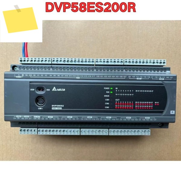 중고 PLC 모듈 DVP58ES200R 기능 테스트는 정상입니다. 최신 제품 이미지