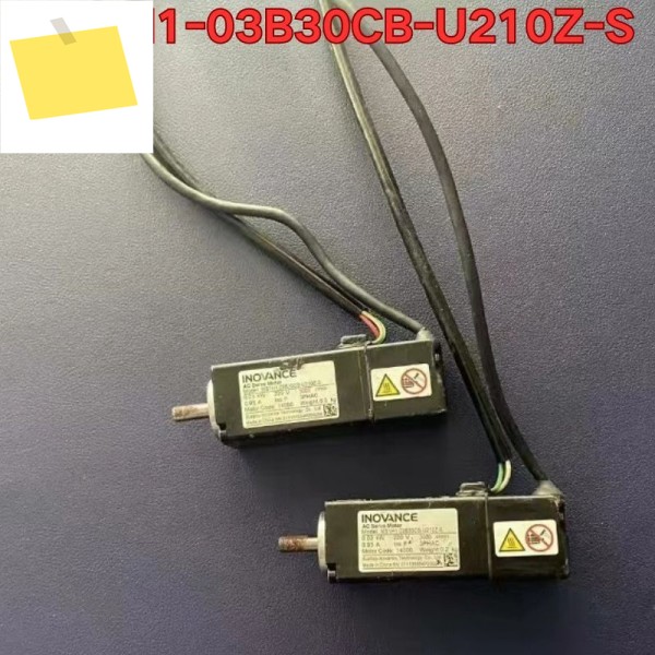 중고 분해된 서보 모터 MS1H1-03B30CB-U210Z-S 기능 테스트는 정상입니다. 최신 제품 이미지