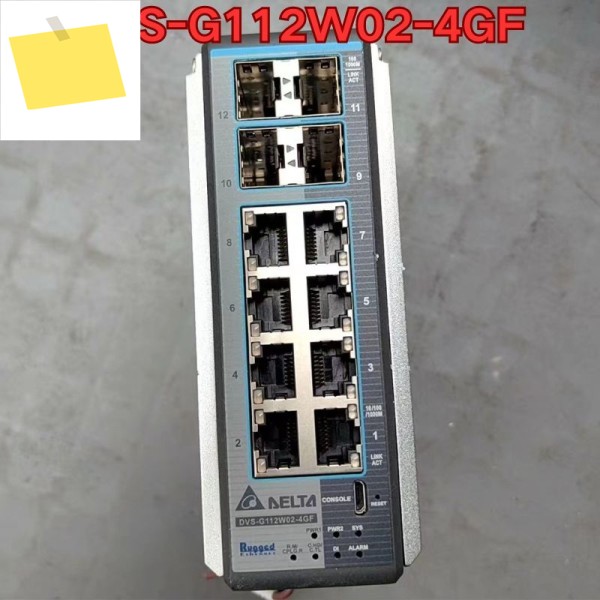 중고 산업용 스위치 DVS-G112W02-4GF 4포트 1001000Base-SFP 기능 그대로 제품 이미지