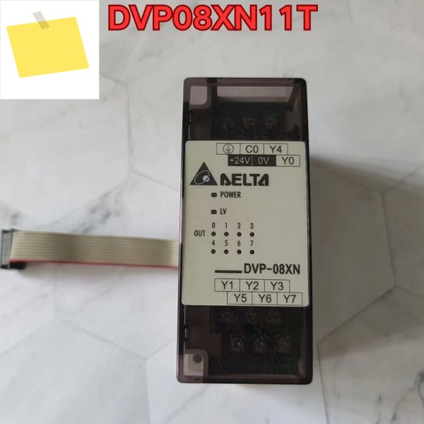 중고 PLC 모듈 DVP08XN11T 기능 테스트는 정상입니다. 2025년 10월 최신 제품 이미지