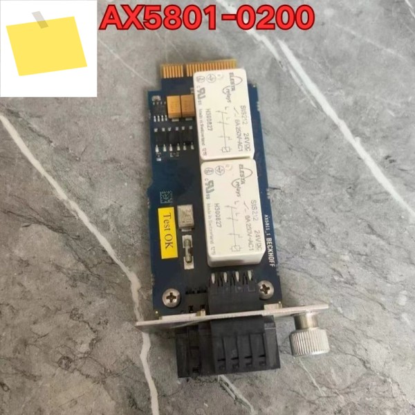 중고 PLC 모듈 AX5801-0200 기능 테스트는 정상입니다. 2025년 8월 최신 제품 이미지