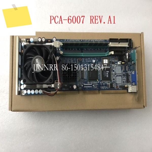 PCA-6007 REV.A1 산업용 제어 마더보드에는 CPU, 메모리, 팬 및 신품 포장이 함께 제공됩니다. 제품 이미지
