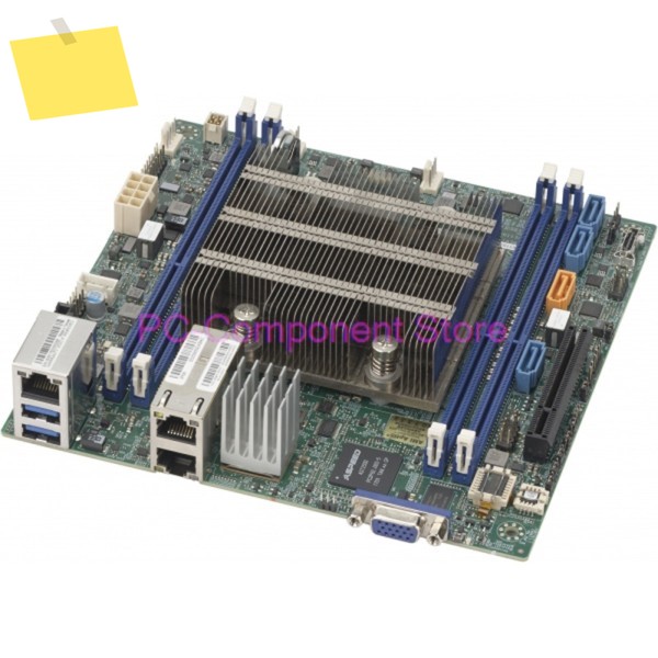 4코어 ITX 마더보드 10GbE 네트워크 포트 소프트 라우팅 가상화 X11SDV-4C-TLN2F 제품 이미지