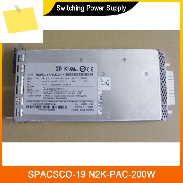 SPACSCO-19 N2K-PAC-200W 200W 시리즈 스위칭 전원 공급 장치 제품 이미지