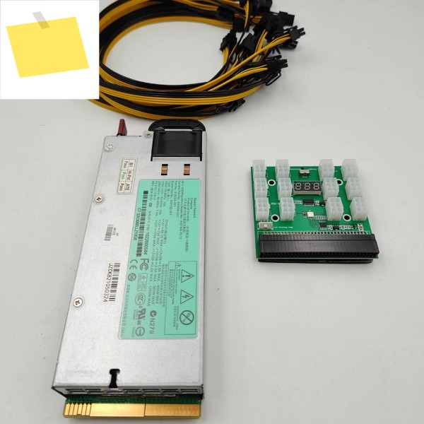 490594-001 17개 PCIe 6PIN에서 전원 케이블 1200W HSTNS-PL11 공급 장치 제품 이미지