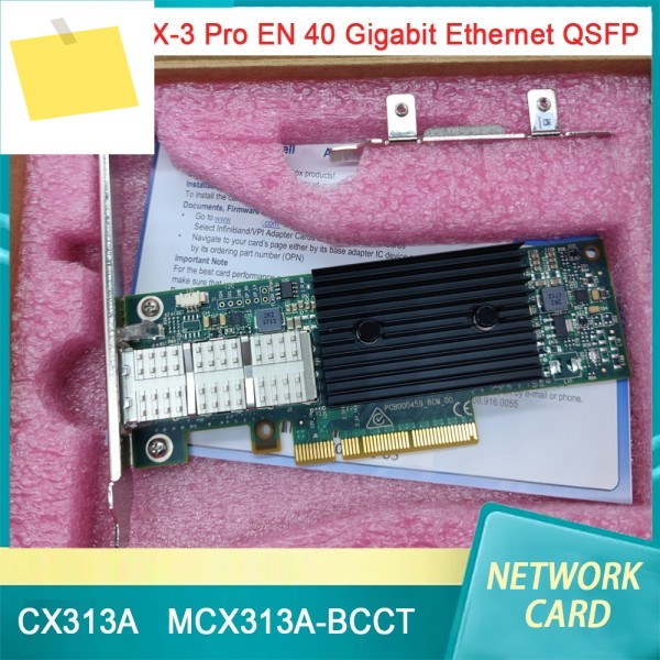 NIC CX313A ConnectX-3 Pro EN 40 기가비트 이더넷 QSFP PCIe3.0 x8 싱글 포트 네트워크 카드 제품 이미지