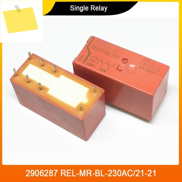20개 2906287 REL-MR-BL-230AC21-21 단일 릴레이 제품 이미지