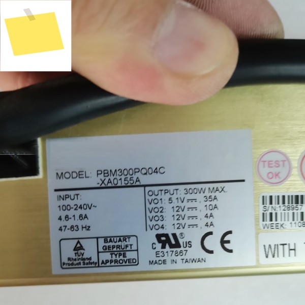 XP 전원 300W 장치 공급 PBM400PQ04C-XA0155A용 제품 이미지