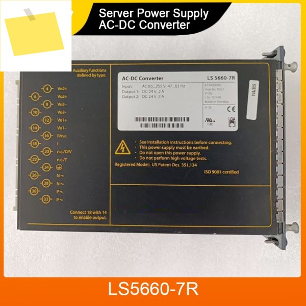 Power-one AC-DC 컨버터 2X24V 장치 전원 공급 LS5660-7R 제품 이미지