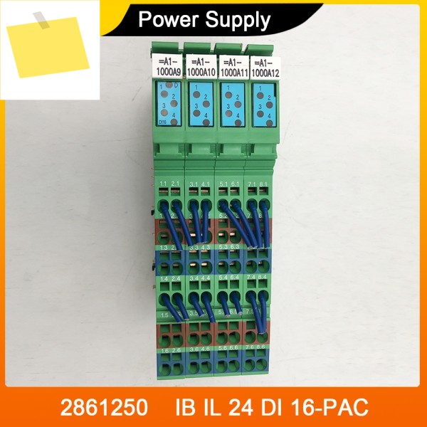 2861250 접촉식 전원 공급 장치 IB IL 24 DI 16-PAC 5MA 제품 이미지