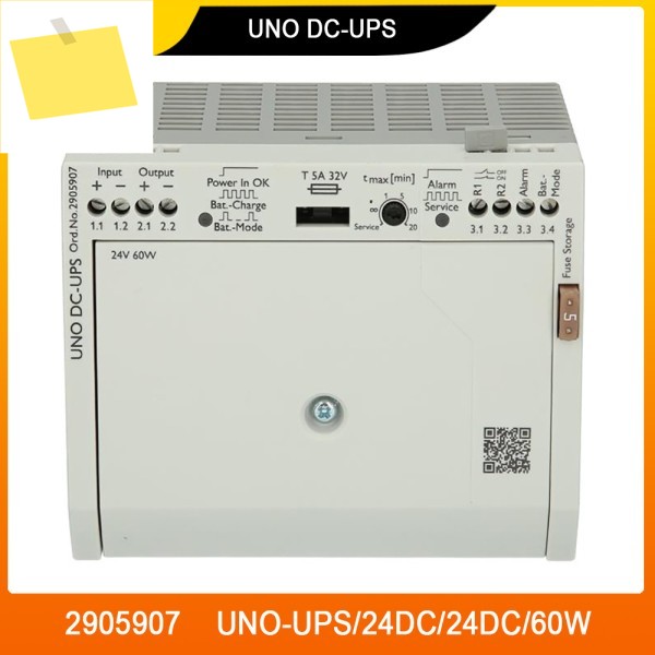 2905907 UNO-UPS24DC24DC60W UNO DC-UPS 24VDC 0.8Ah 무정전 전원 공급 장치 제품 이미지
