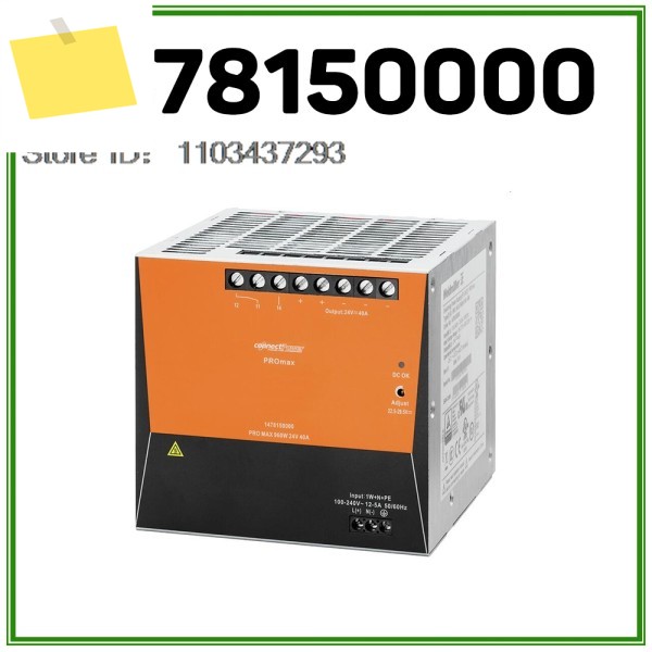 높은 신뢰성 1478150000 스위칭 전원 공급 장치 PRO MAX 960W 24V 40A 제품 이미지