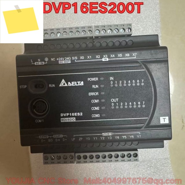 중고 PLC 모듈 DVP16ES200T 기능 테스트는 정상입니다. 제품 이미지