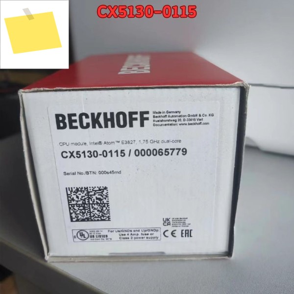 신품 PLC 모듈 CX5130-0115는 리퍼브 제품이 아니며 아닙니다. 2025년 10월 협의 제품 이미지