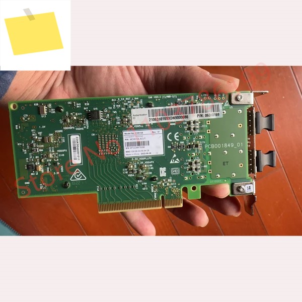 MCX512A-ACUT 고품질 25g 듀얼 포트 광섬유 네트워크 카드 제품 이미지